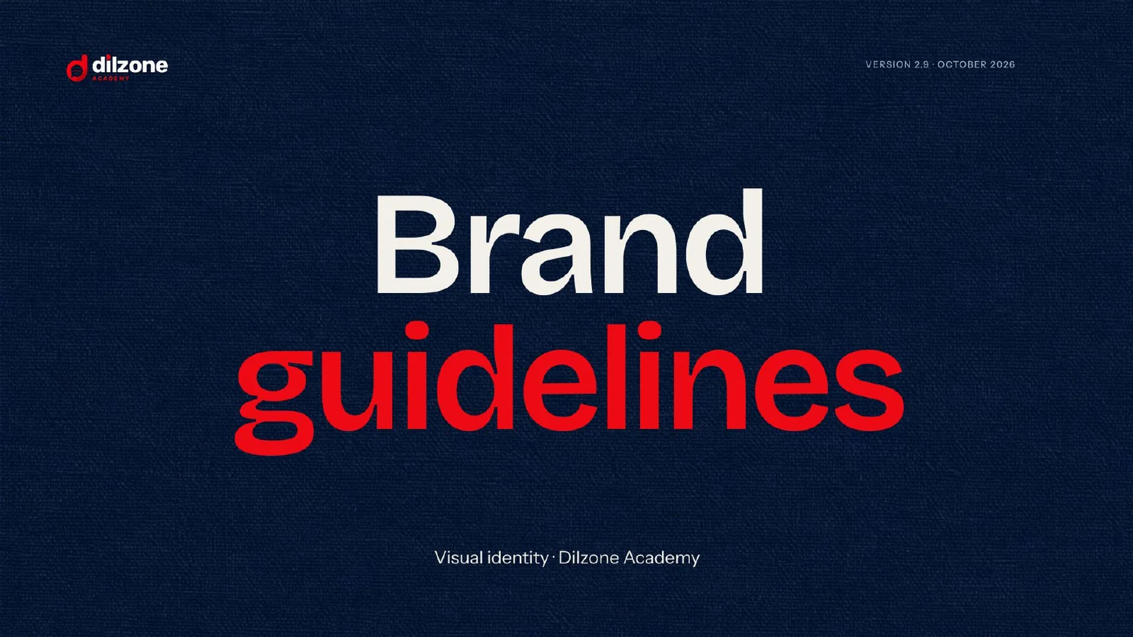 Dilzone Academy · الغلاف