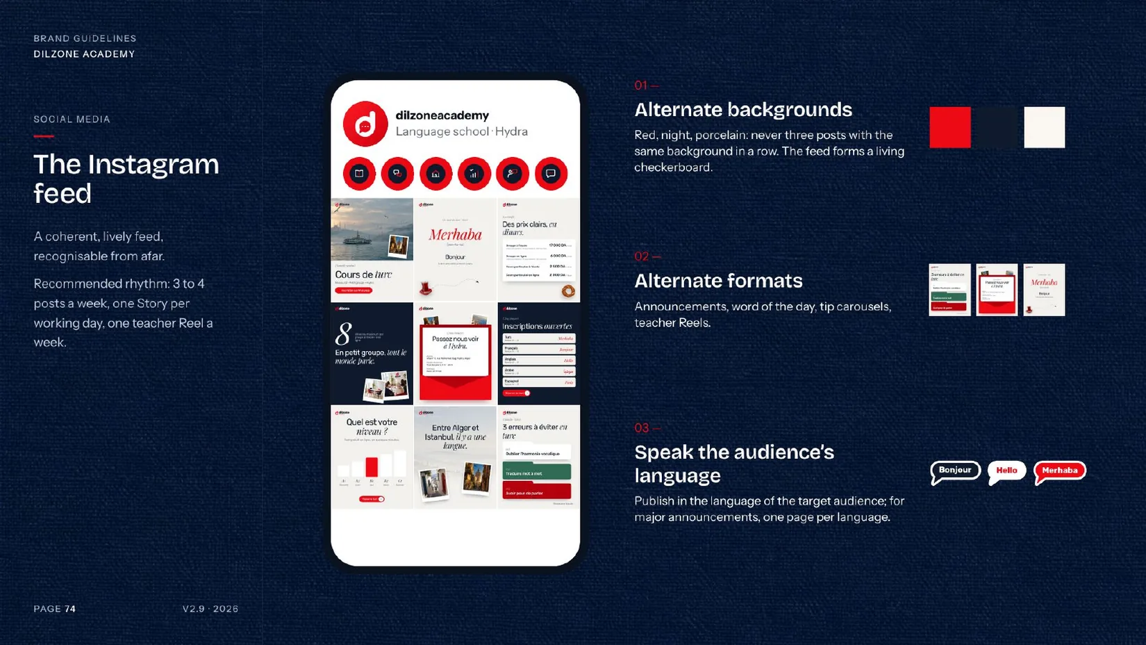 Dilzone Academy · صفحة إنستغرام